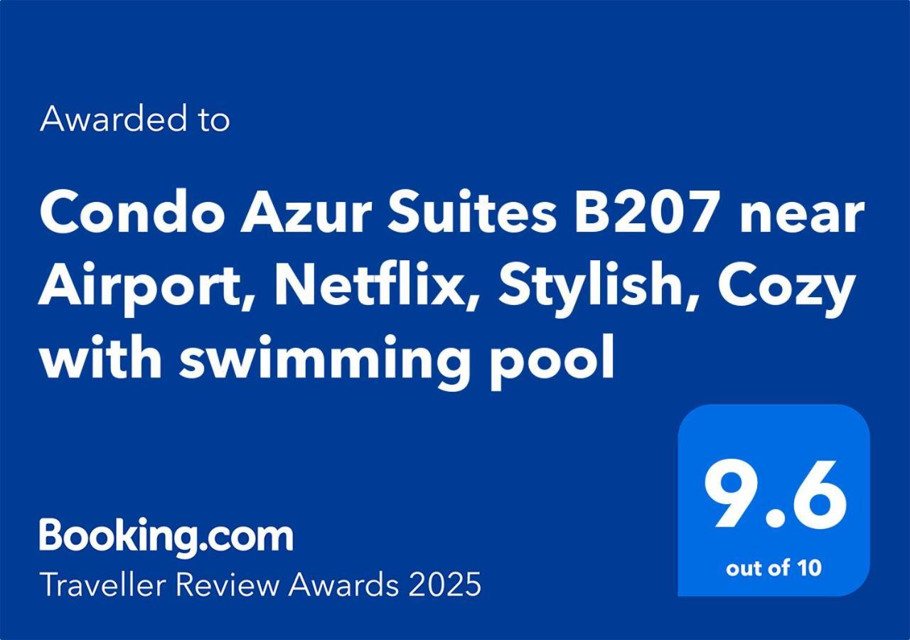 Condo Azur Suites B207 Near Airport, Netflix, Stylish, Cozy With Swimming Pool Lapu-Lapu City Exterior photo
